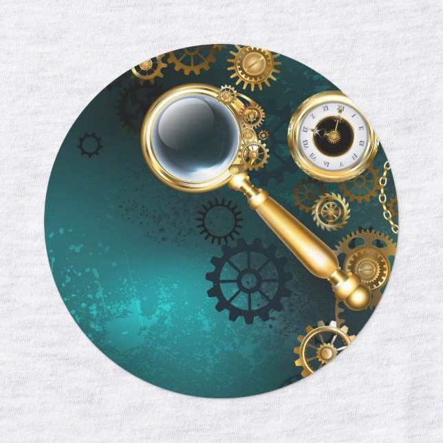 Magnifier in Steampunk Style (Design 1)