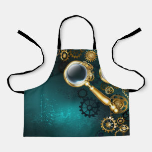 Magnifier in Steampunk Style Apron