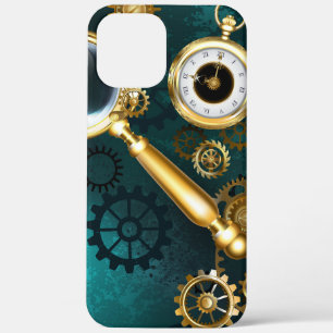 Magnifier in Steampunk Style iPhone 12 Pro Max Case