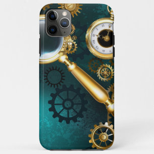 Magnifier in Steampunk Style iPhone 11 Pro Max Case
