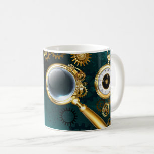 Magnifier in Steampunk Style Coffee Mug