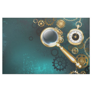 Magnifier in Steampunk Style Fabric