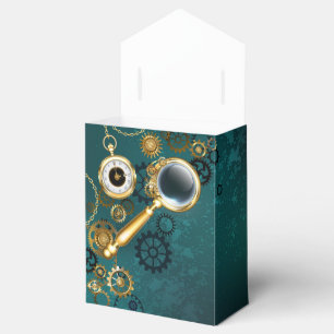 Magnifier in Steampunk Style Favor Box
