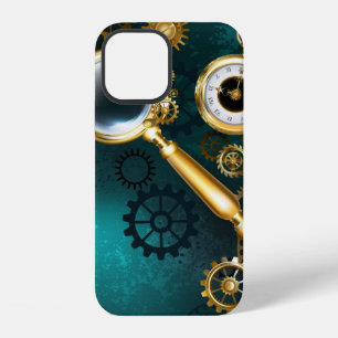 Magnifier in Steampunk Style iPhone 12 Case