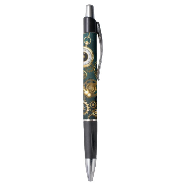 Magnifier in Steampunk Style Pen (Bottom (Vertical))