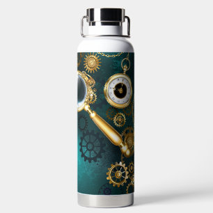 Magnifier in Steampunk Style Water Bottle