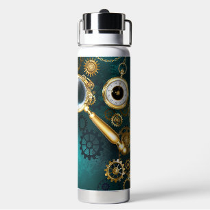 Magnifier in Steampunk Style Water Bottle