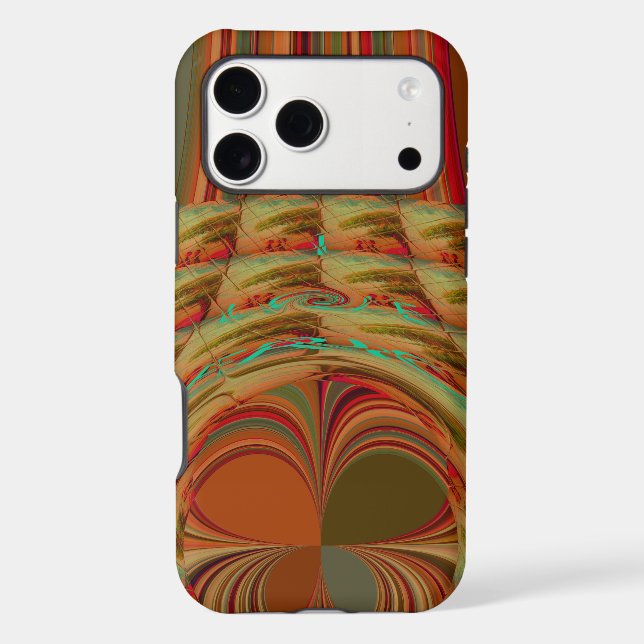 Magnifique Africain traditionnel Golden Brown Moti (Verso)