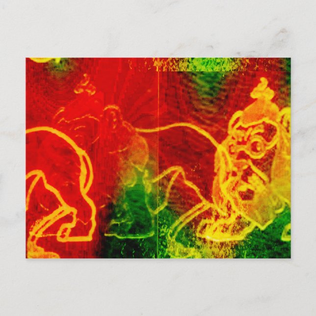 Magnifique Assistant de la carte postale Oz Coward (Devant)