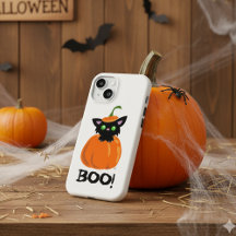 Magnifique Black Kitty Boo ! Coque iphone d'Hallow