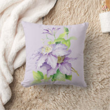 Magnifique Bunch De Fleurs Lilac Lance Oreiller