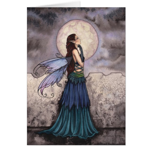 Magnifique carte d'art de la fée par Molly Harriso (Devant)