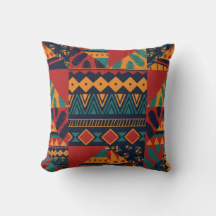 Magnifique Coussin de Jeté de Style Sud-Ouest