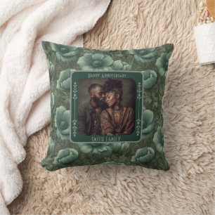 Magnifique Coussin de Lancement de Mariage Couple