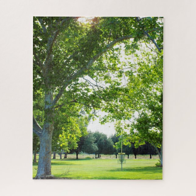 Magnifique Disque Forêt Puzzle Golf (Vertical)