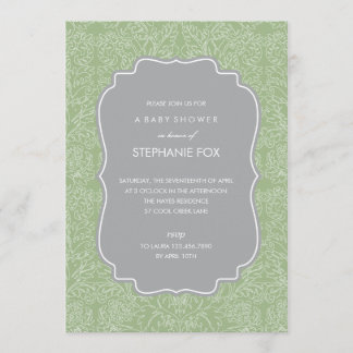 Magnifique invitation de fête florale (sauge)