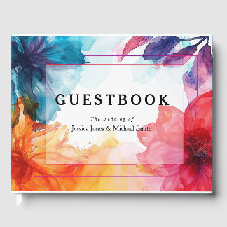 Magnifique livre d'or Anemone Dreamscape Mariage