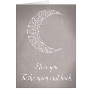 Magnifique Motif de design de la lune de croissant