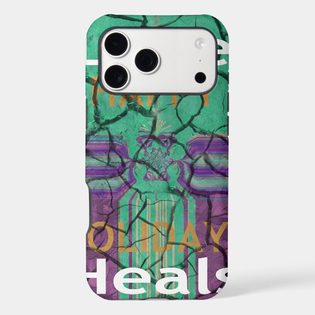 Magnifique rustique fissuré boue amour guérit art  (Verso)