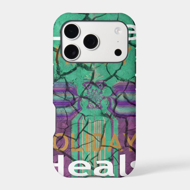 Magnifique rustique fissuré boue amour guérit art  (Verso)