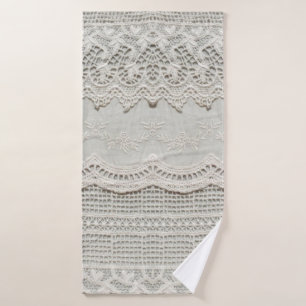 Magnifique, subtile, textile laqué blanc gros plan