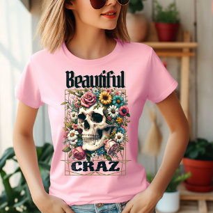 Magnifique T-shirt Crazy Skull