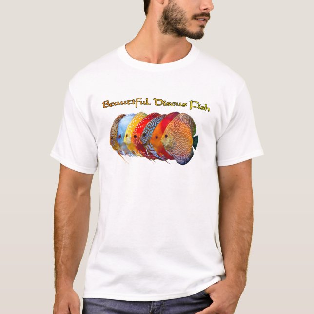 Magnifique T-shirt Poisson Discus (Devant)