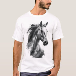 Magnifique T-Shirt pour Homme en Art Aquarelle de 