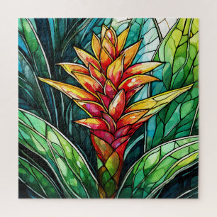 Magnifique Tropical vitrail art puzzle