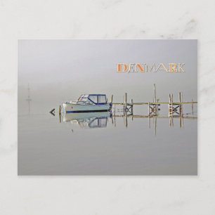 Magnifique Vintage Style Danemark Carte postale Ba