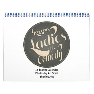 Magnifiques Dames de Comédie Calendrier 15 mois