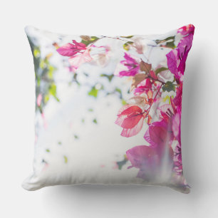 Magnifiques fleurs de bougainvillée coussin décora