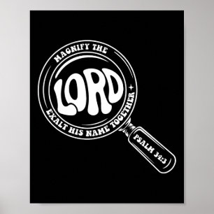 Magnify The Lord Bible Verse Magnified Vbs 2025 Su Poster