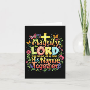 Magnify The Lord Christian Vbs 2025 Christian Summ Card