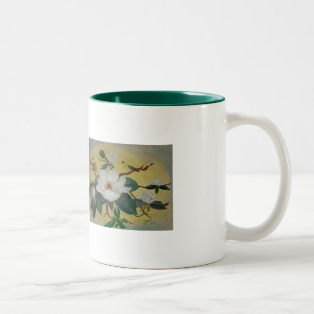 Magnolia and Goldfinch Mug (Right)