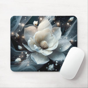 Magnolia and Pearls Mouse Pad