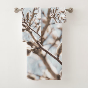 Magnolia Beauty Dream #1 #wall #art  Bath Towel Set