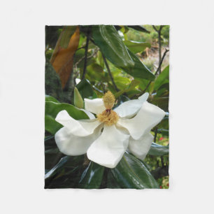 Magnolia Blossom Fleece Blanket