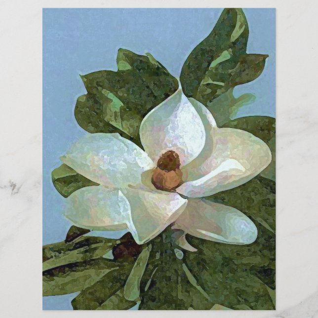 Magnolia Blossom Flower Flyer (Front)