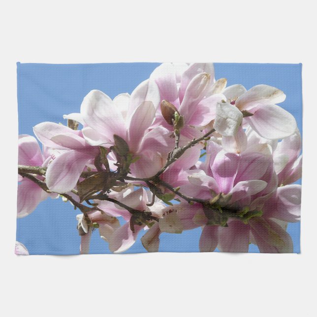 Magnolia Blossom Kitchen Towel (Horizontal)