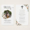 Magnolia Blossom Photo Memorial Prayer Cards
