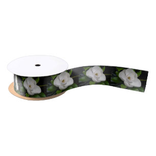 Magnolia Blossom Ribbon Satin Ribbon
