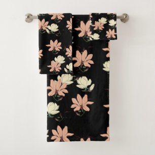 Magnolia Blossoms Bath Towel Set