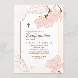 Magnolia Blossoms Invitation