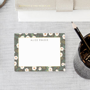 Magnolia Blossoms Personalized Post-it Notes