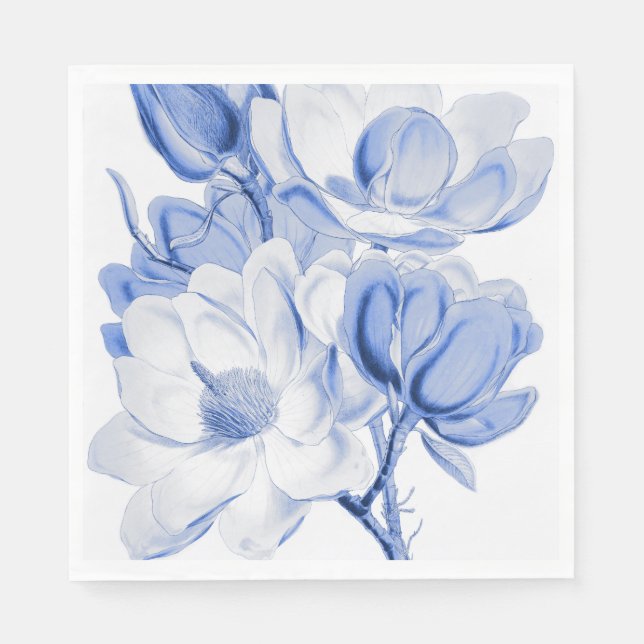Magnolia Blue Napkin (Front)