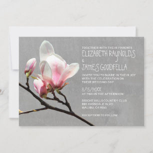 Magnolia Branch Wedding Invitations