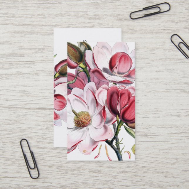 Magnolia Business Card (Front/Back In Situ)