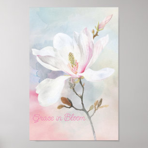 Magnolia Dream: A Symphony of Pastels Poster