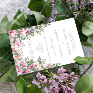 Magnolia et Eucalyptus Faire-part de mariage